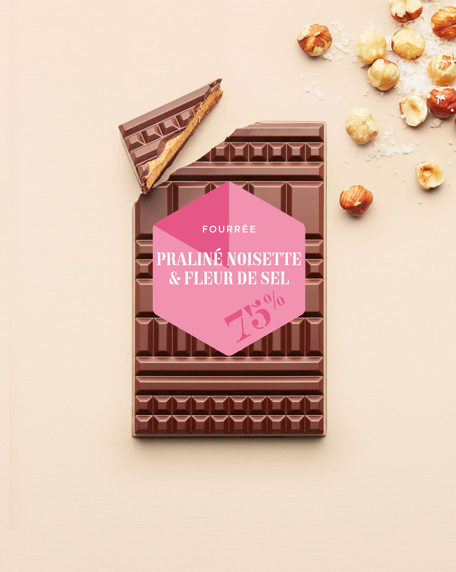 Tablette chocolat noir 71% - Chocolat en ligne D'lys couleurs