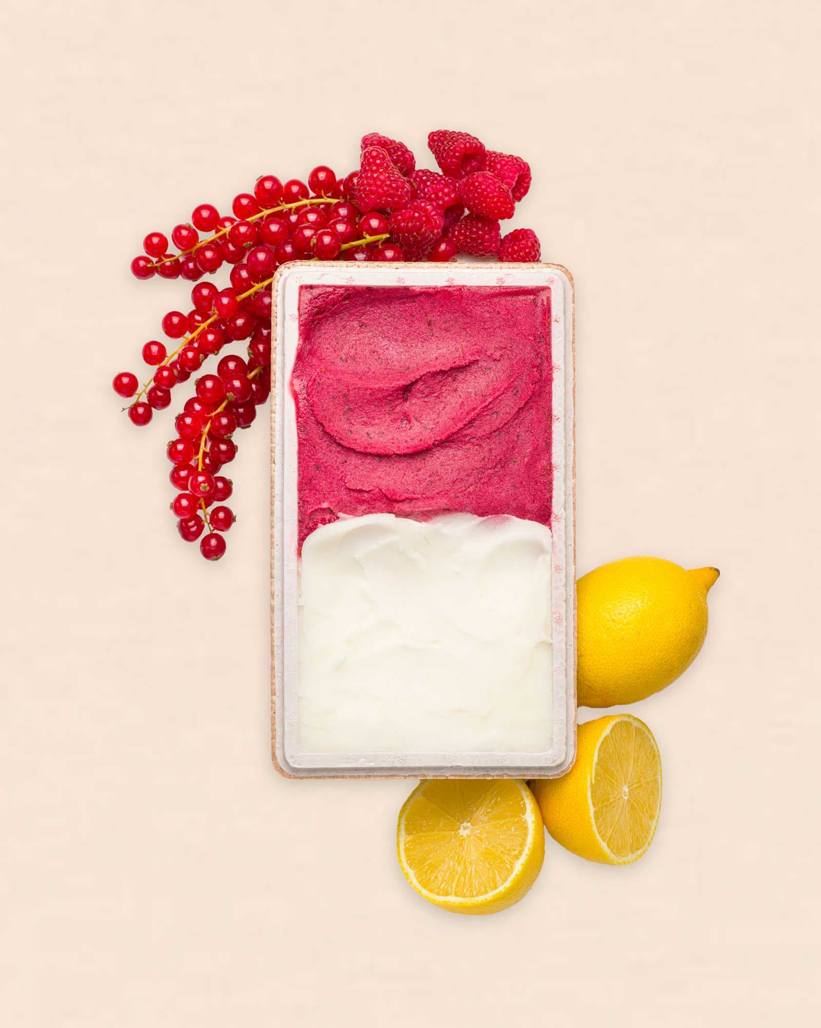 Sorbets Citron - Framboise Groseille