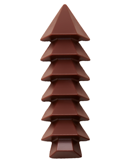 6 - Milk Christmas Tree