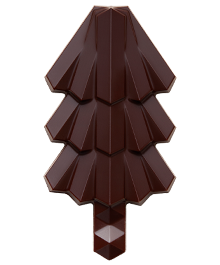 20 - Dark Chocolate Gingerbread Praline Filled Little Christmas Tree