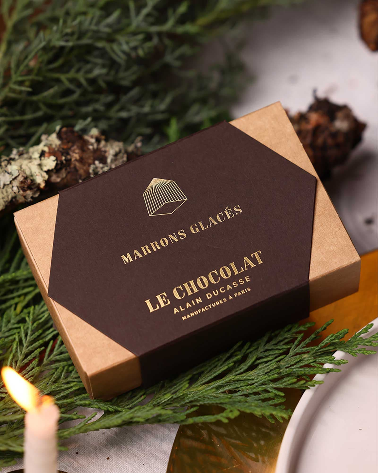 Marrons glacés infusés au cacao