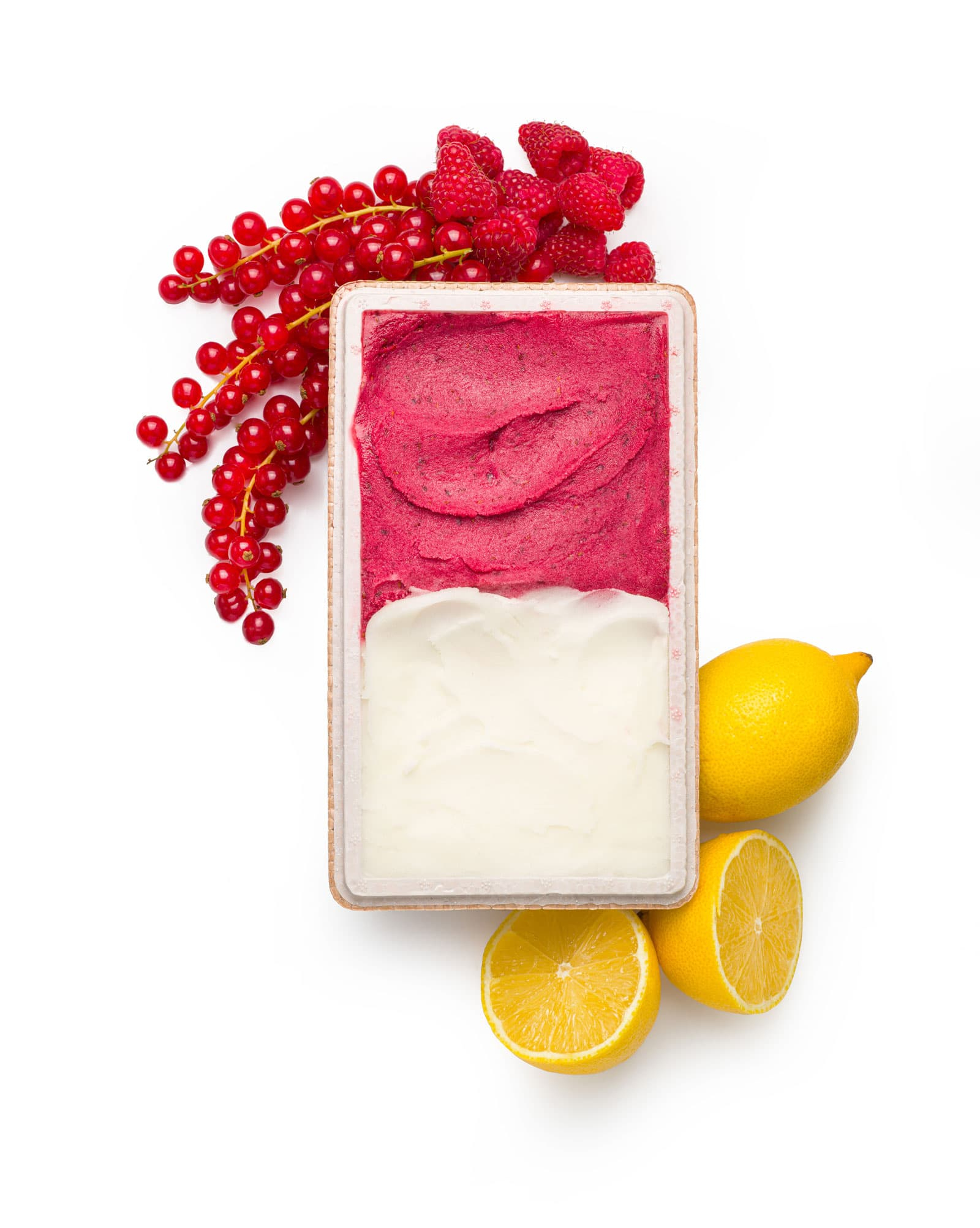 Sorbets Citron - Framboise Groseille